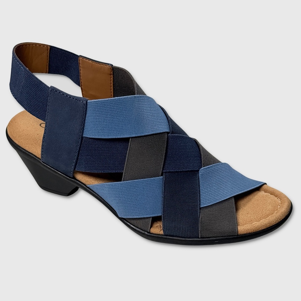 Comfortiva Farrow Sandals - NWT Womens Size 7.5W‎ Blue / Multi - #48928-OF